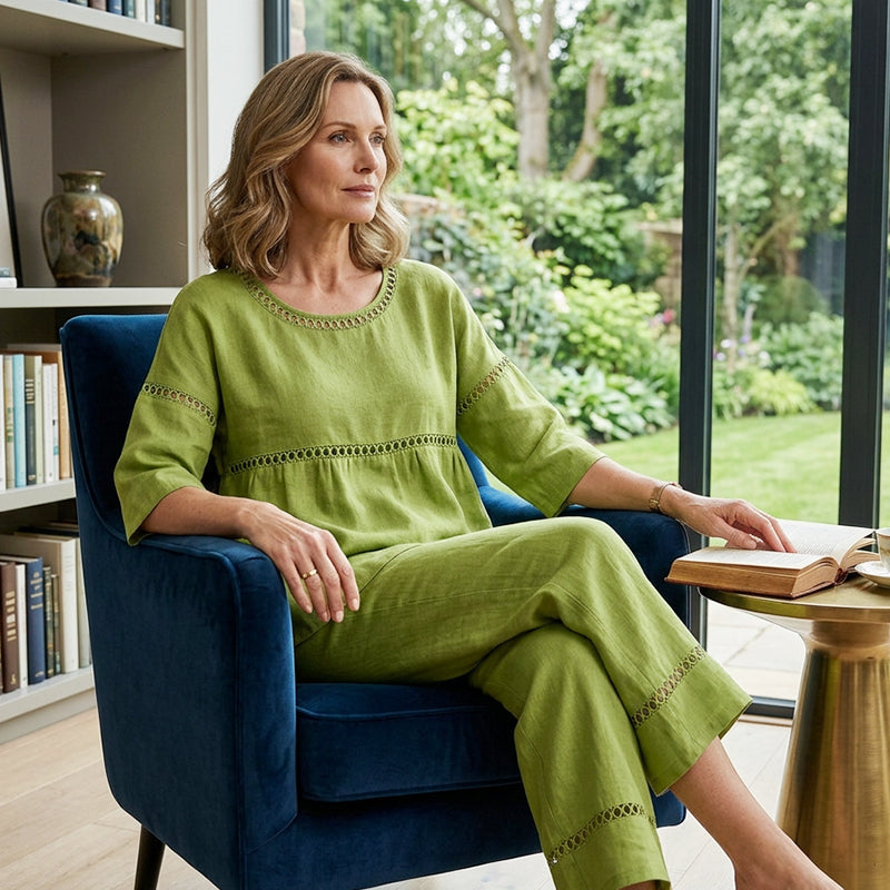 Gluschwein - 👕👖 2026 HEISSER VERKAUF – 50% RABATT! Figurbetontes Sommer-Chic-Set aus atmungsaktivem Stoff – Über 50K+ verkauft! 🥳