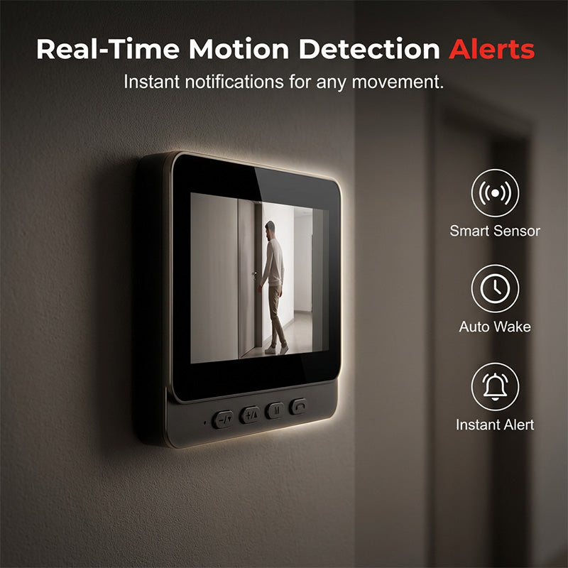 🚪📺 70% RABATT! Intelligente Video-Türklingel mit 4,3-Zoll-Display – WLAN, Nachtsicht & Zwei-Wege-Audio für maximale Sicherheit ✨