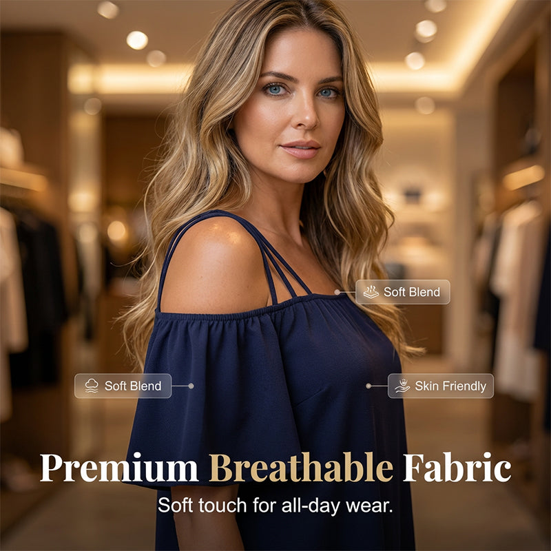 🔥HEISSER VERKAUF 49% RABATT!👗 Elegantes, einfarbiges Minikleid für Damen