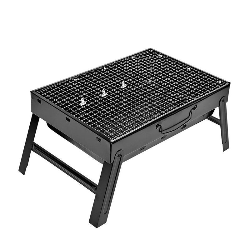 Gluschwein - 🍖 SPARE 50% 🏕️ Faltbarer tragbarer Grill mit Schublade & Ständer – Kompakt, stabil & perfekt für Camping, Garten & Balkon ✨