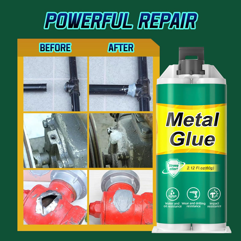 Gluschwein - 🔧💥 2+1 GRATIS 🔥 Hochfester AB-Metallreparaturkleber – extreme Haftkraft für dauerhafte Reparaturen ✨