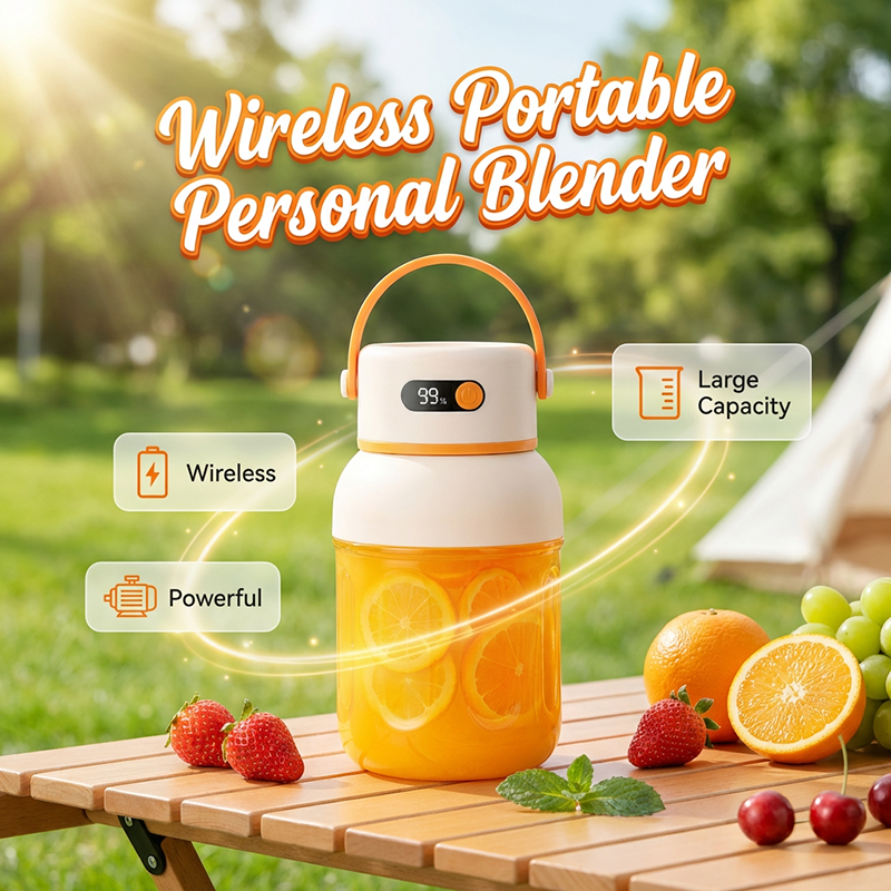 ✨🔥 NUR FÜR KURZE ZEIT: -50% 💥 Tragbarer elektrischer Mixer 🍓 USB-aufladbar, BPA-frei & perfekt für Shakes, Säfte & Cocktails 🍹