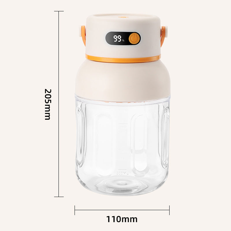 ✨🔥 NUR FÜR KURZE ZEIT: -50% 💥 Tragbarer elektrischer Mixer 🍓 USB-aufladbar, BPA-frei & perfekt für Shakes, Säfte & Cocktails 🍹