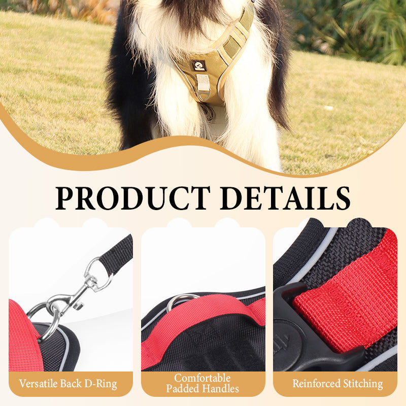 📢📢40 % RABATT !! ⏰Hundegeschirr ohne Zugkraft mit Leine und Halsband mit LED