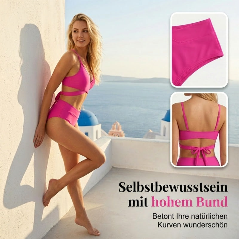 Gluschwein - 🏄‍♀️Neues Modell 2026-Bestseller-👙Sexy zweiteiliges Damen-Bikini-Set mit Schnürung