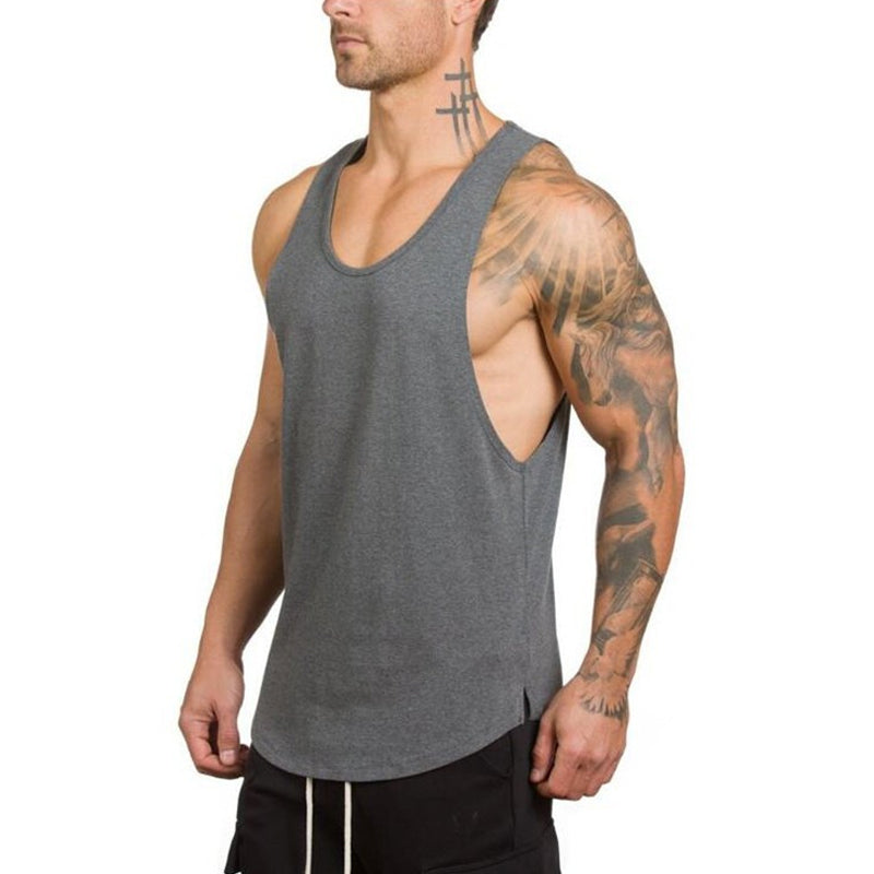 Gluschwein - 🔥Solange der Vorrat reicht 40 % Rabatt!🎉Herren-Tanktop „Muscle Fitness“ mit Spaghettiträgern