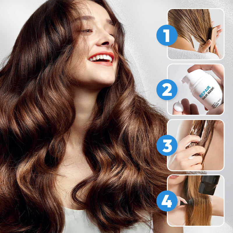 🔥Solange der Vorrat reicht 40 % Rabatt!🎉Leave-In-Haarmaske für molekulare Reparatur