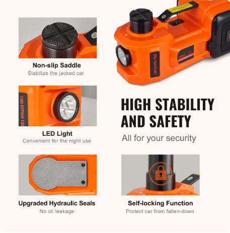 🔥Solange der Vorrat reicht 40 % Rabatt!🎉12V Elektrischer Hydraulik-Wagenheber für Autos