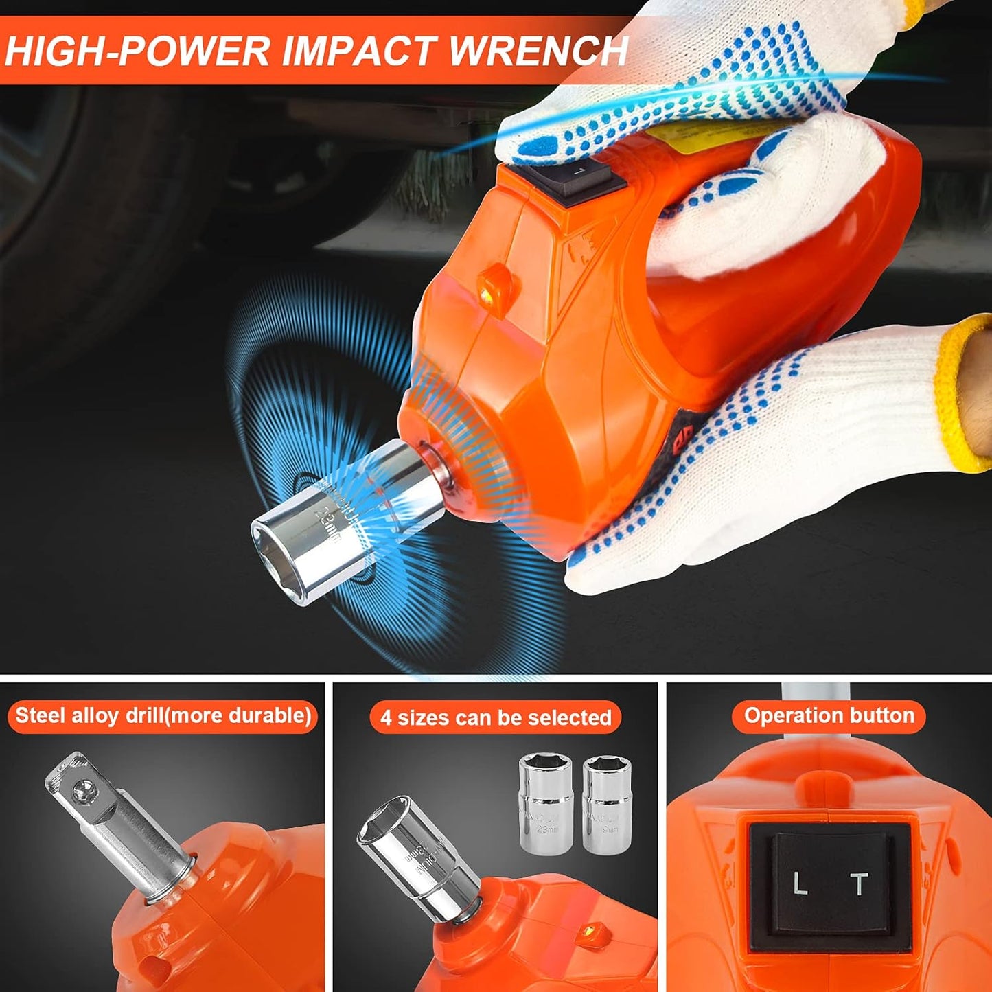 🔥Solange der Vorrat reicht 40 % Rabatt!🎉12V Elektrischer Hydraulik-Wagenheber für Autos