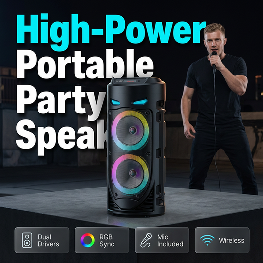 Gluschwein - 📢Mid-Season Sale: −50% nur für kurze Zeit⏰🔊 Multifunktionaler Bluetooth-Lautsprecher für Outdoor – leistungsstark, kabellos & ideal für Gartenpartys, Camping & Sport 🎵🌿