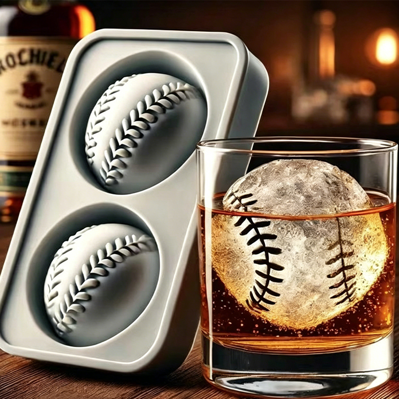 ⚾ Coole Baseball-Eiskugeln: Der Volltreffer für jedes Getränk! (50% RABATT) 🥃