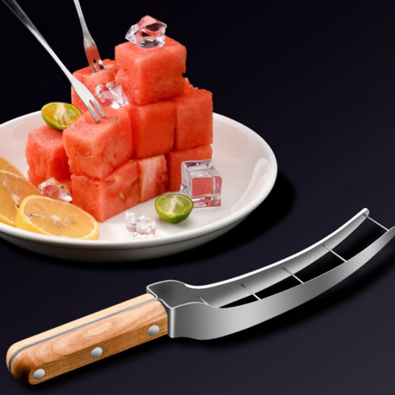 Quick-Cut Wassermelonen-Würfelschneider aus Edelstahl