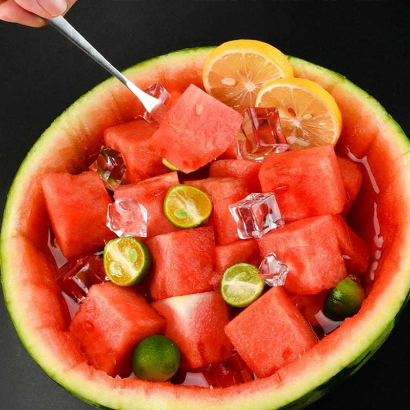 Quick-Cut Wassermelonen-Würfelschneider aus Edelstahl