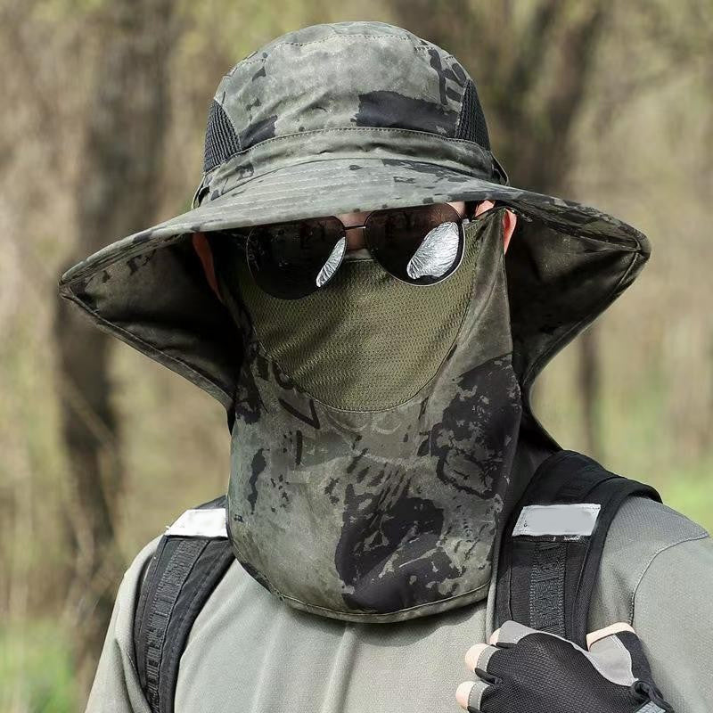 🧢 ☀️ Unisex Faltbarer Sonnenschutz-Bucket-Hat – Breite Krempe, UV-Schutz, Leicht & Ideal Für Wandern, Angeln Oder Tage Am Strand 🏖️