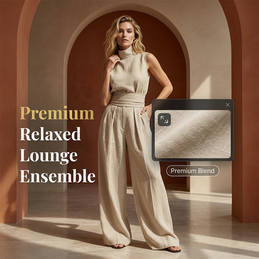 Gluschwein - 💥 NEU EINGETROFFEN: -50% 🔥 Damen 2-Teiler Set (Top & Wide-Leg Hose) – modern, elegant & fließend ✨