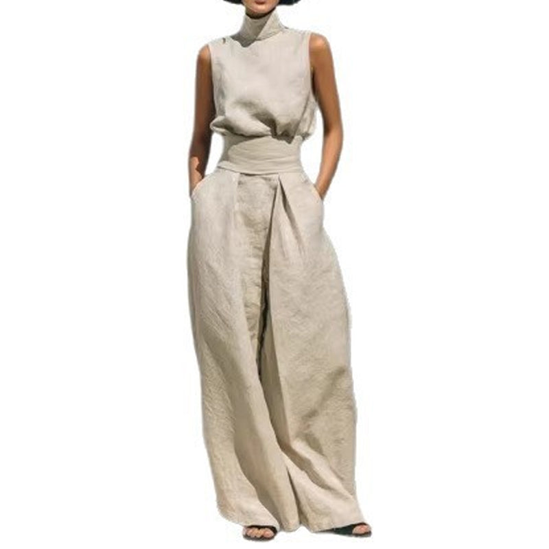 💥 NEU EINGETROFFEN: -50% 🔥 Damen 2-Teiler Set (Top & Wide-Leg Hose) – modern, elegant & fließend ✨