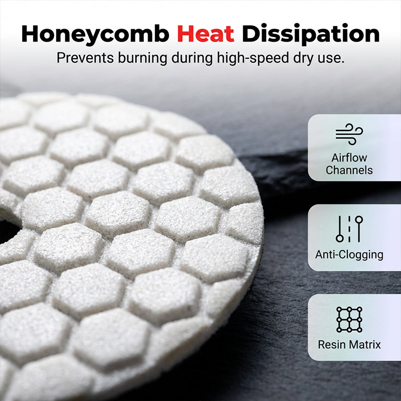 Diamond Dry Polishing Pads for Granite Marble Stone