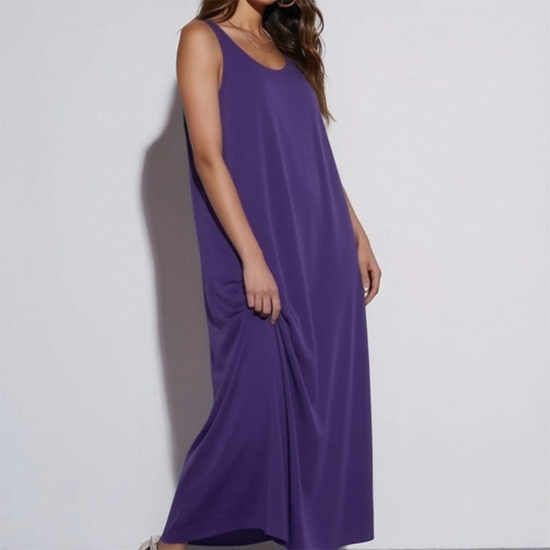 Gluschwein - 🌼2026 Neue Kollektion🌼 Damen Ärmelloses Lässiges Maxikleid 💃