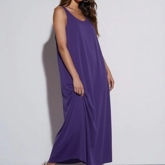 Gluschwein - 🌼2026 Neue Kollektion🌼 Damen Ärmelloses Lässiges Maxikleid 💃