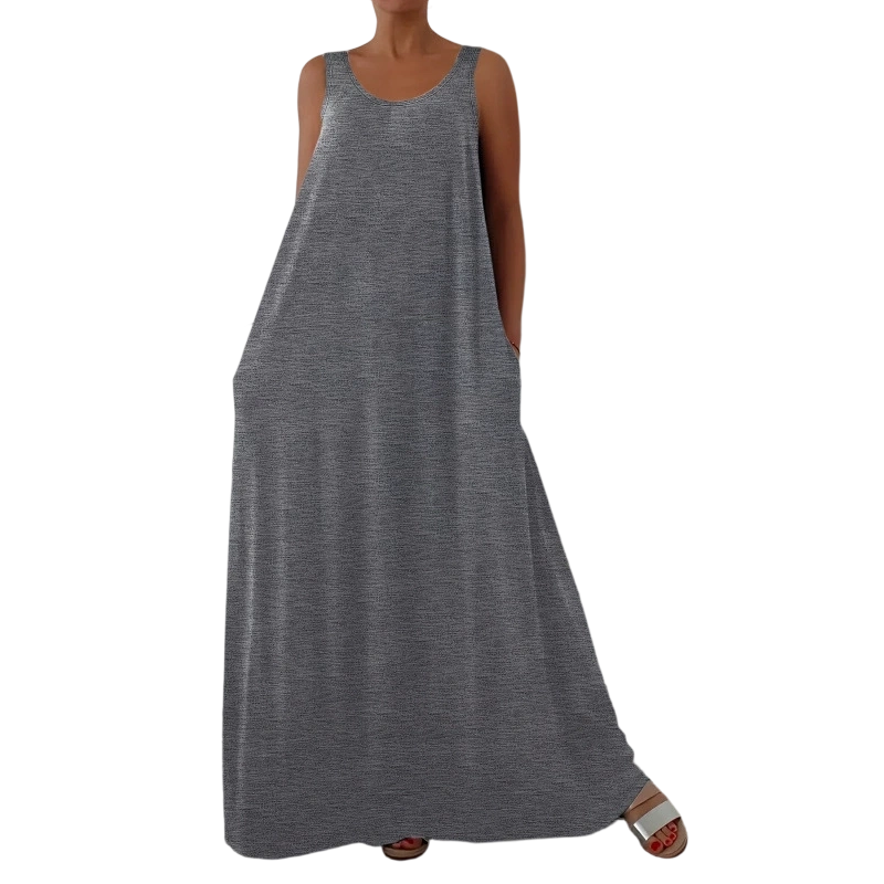 Gluschwein - 🌼2026 Neue Kollektion🌼 Damen Ärmelloses Lässiges Maxikleid 💃