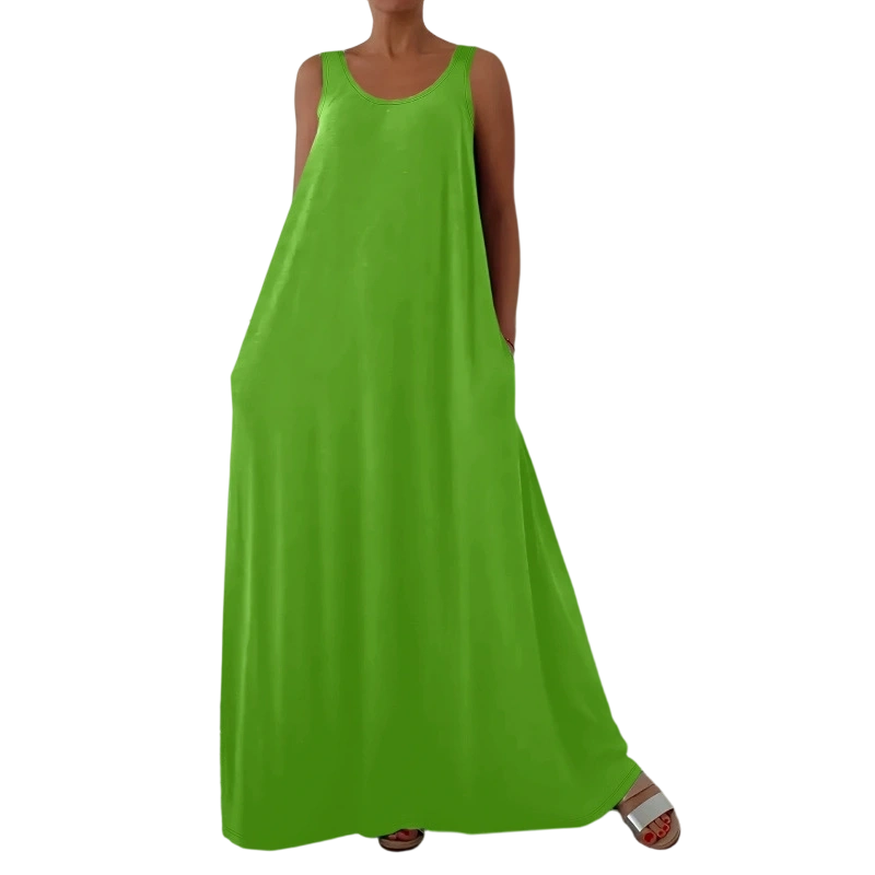 Gluschwein - 🌼2026 Neue Kollektion🌼 Damen Ärmelloses Lässiges Maxikleid 💃