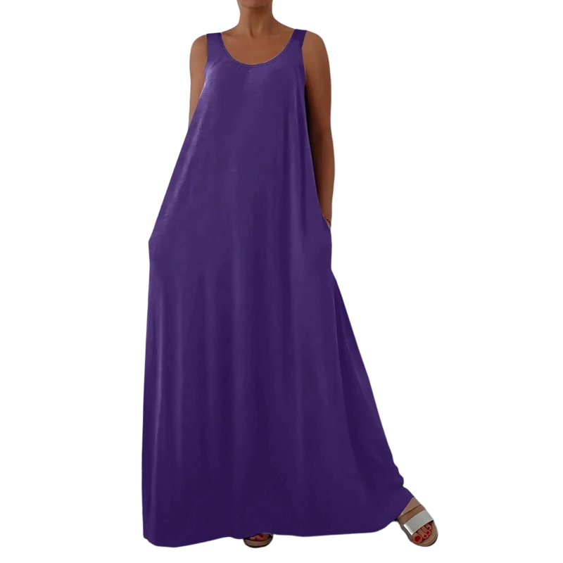 Gluschwein - 🌼2026 Neue Kollektion🌼 Damen Ärmelloses Lässiges Maxikleid 💃