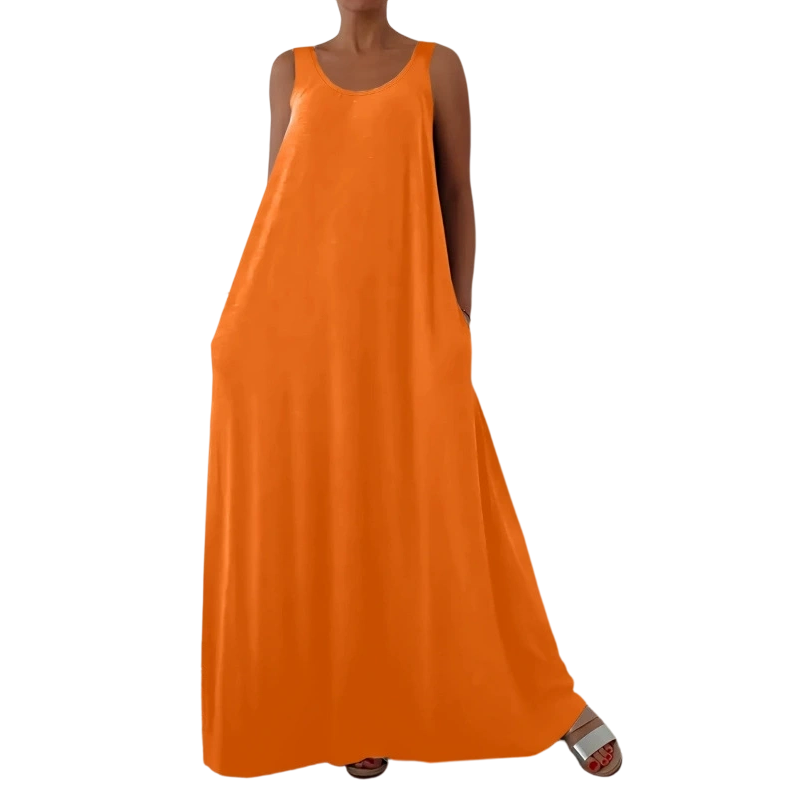 Gluschwein - 🌼2026 Neue Kollektion🌼 Damen Ärmelloses Lässiges Maxikleid 💃