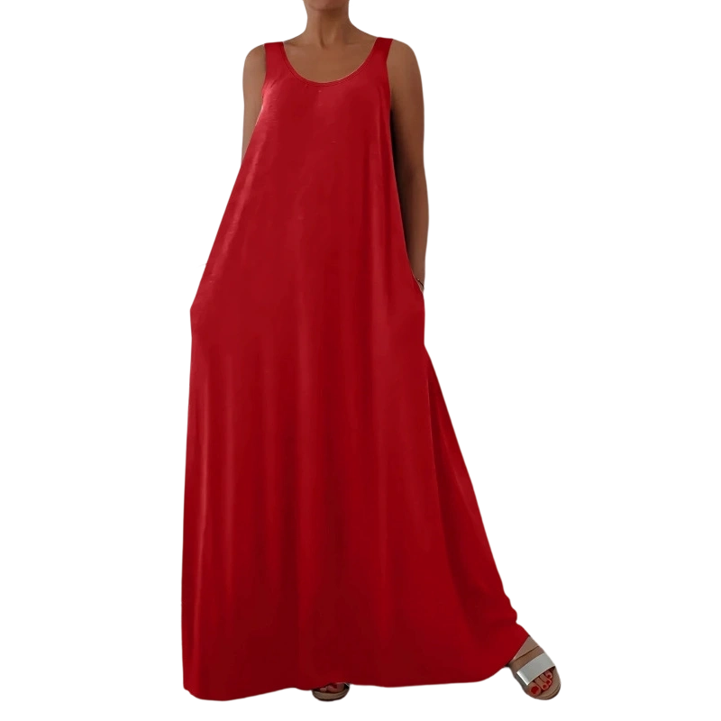 Gluschwein - 🌼2026 Neue Kollektion🌼 Damen Ärmelloses Lässiges Maxikleid 💃