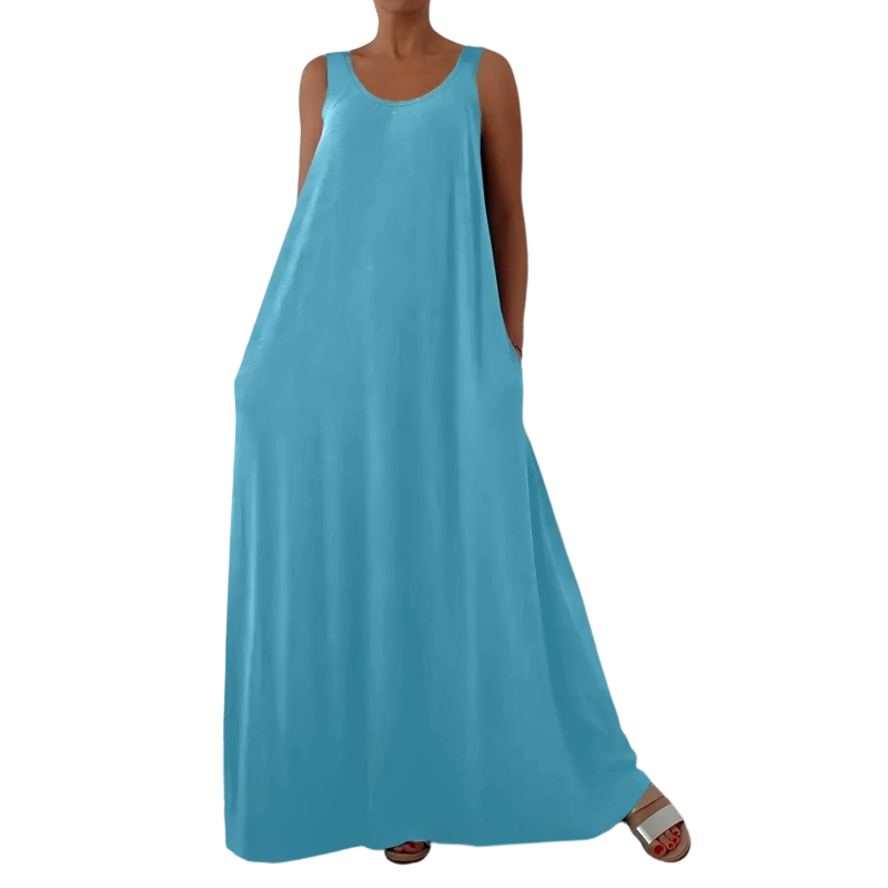 Gluschwein - 🌼2026 Neue Kollektion🌼 Damen Ärmelloses Lässiges Maxikleid 💃