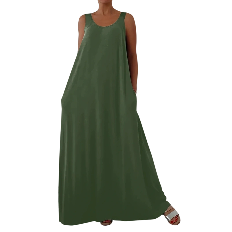 Gluschwein - 🌼2026 Neue Kollektion🌼 Damen Ärmelloses Lässiges Maxikleid 💃