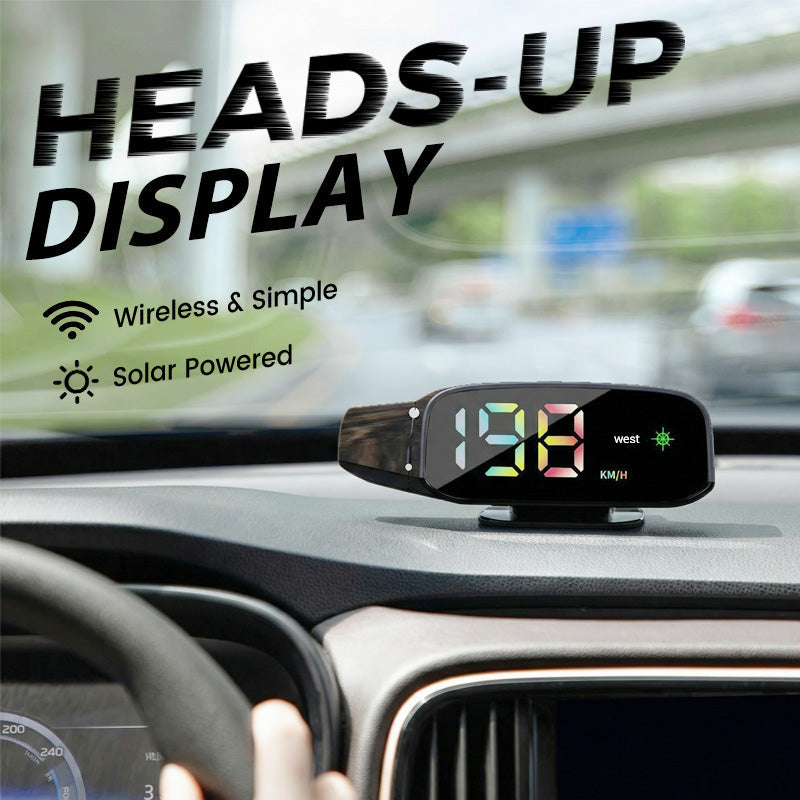 🔥Solange der Vorrat reicht 40 % Rabatt!🚗Solarbetriebener Auto-HUD-Tachometer