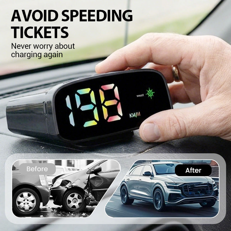 🔥Solange der Vorrat reicht 40 % Rabatt!🚗Solarbetriebener Auto-HUD-Tachometer
