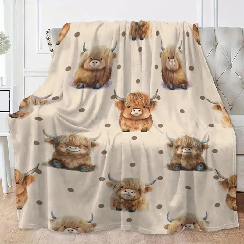 ⏳LETZTER TAG DES SALE – 50 % RABATT!⏰Ultraweiche bedruckte Flanell-Decke