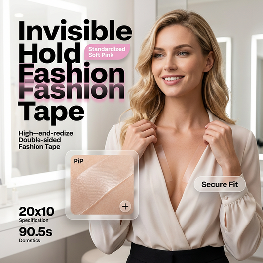 Gluschwein - 📏 50% RABATT! 👕 Doppelseitiges unsichtbares Körper- & Kleidungsklebeband – Hautfreundlich, zuverlässiger Halt & unsichtbar für jedes Outfit ✨