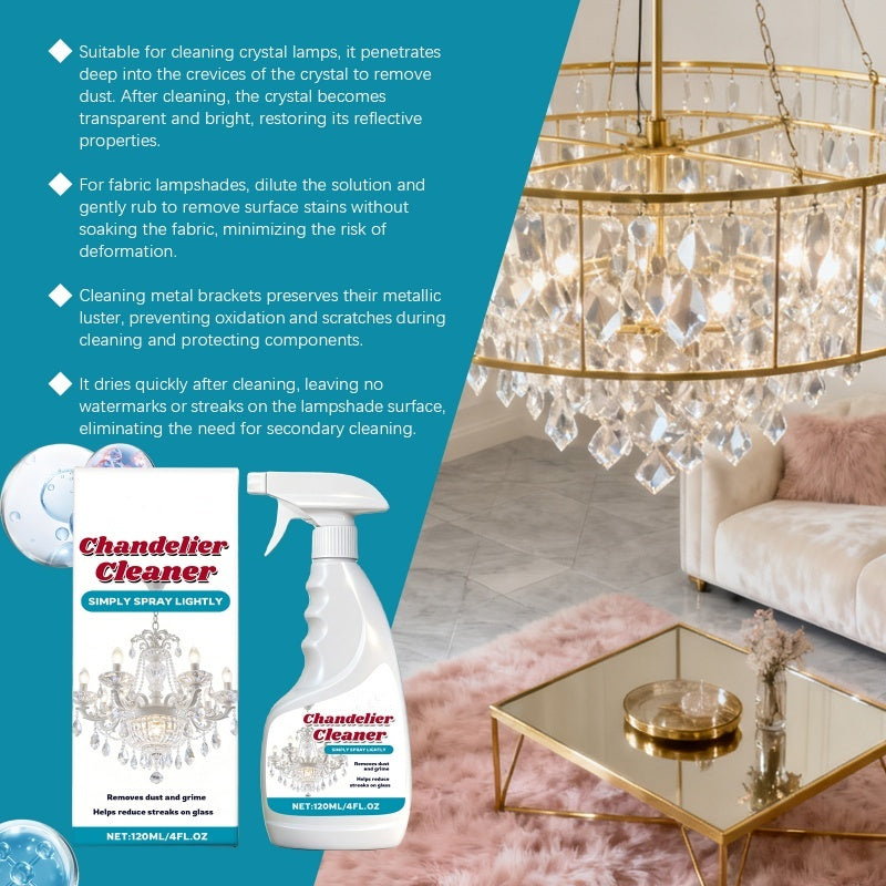 ✨ Reinigungsspray für Kronleuchter – ohne Abwischen – 50 % Rabatt!