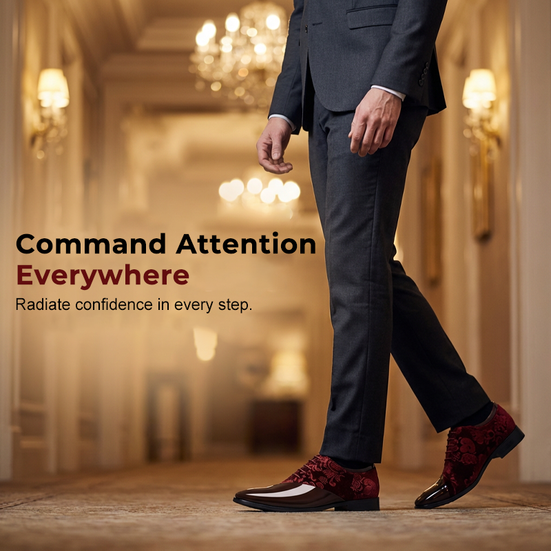 🌞Fris De Lente In Met 49% Korting!🤵Luxe Heren Contrast Dress Shoes - Hoogglans & Premium Textuur - Perfect voor Bruiloft & Gala - Ergonomisch Comfort - De Ultieme Statement-Schoen