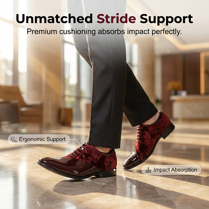 🌞Fris De Lente In Met 49% Korting!🤵Luxe Heren Contrast Dress Shoes - Hoogglans & Premium Textuur - Perfect voor Bruiloft & Gala - Ergonomisch Comfort - De Ultieme Statement-Schoen