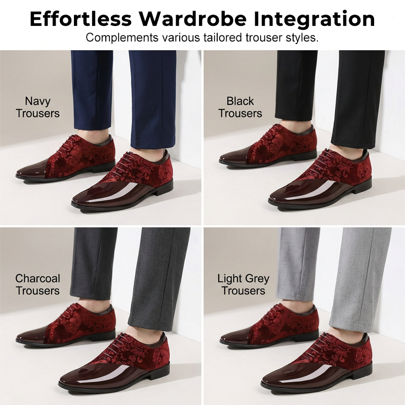 💥 HALBPREIS AKTION ⏰ Elegante Herren Dress Shoes 👞 Kontrast-Design, hochglänzend & hochwertig verarbeitet ✨ ideal für besondere Anlässe