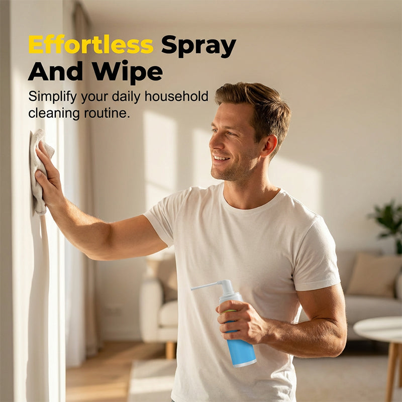 Gluschwein - 🧼Schaum-Wandreiniger – tropffrei & farbschonend | Entfernt sofort Schrammen, Wachsmalstift & Schmutz – ideal für lackierte Wände & Oberflächen