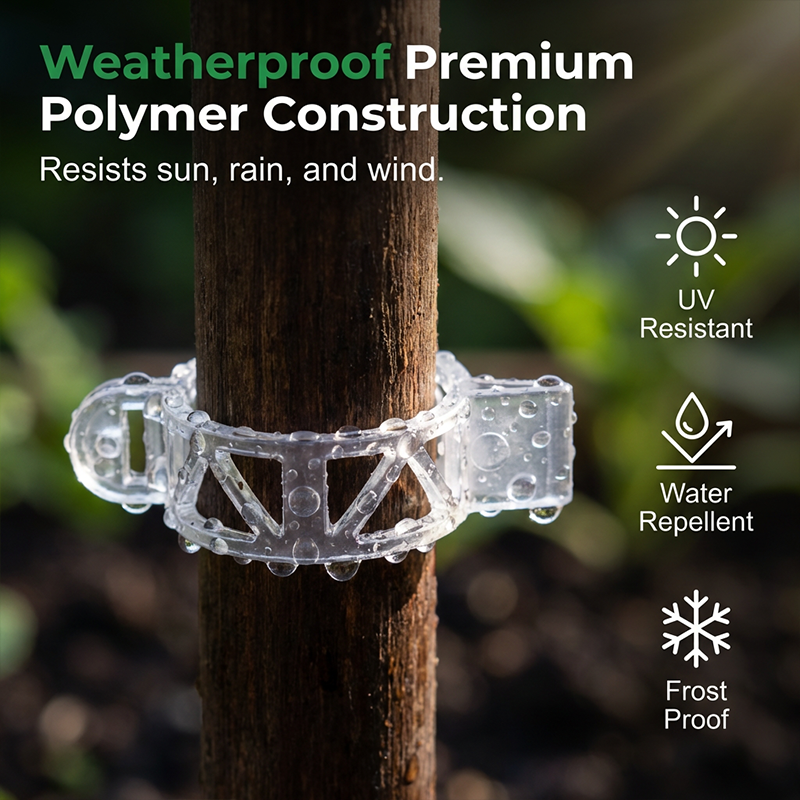 Gluschwein - 🍅100er-Set Pflanzenclips – Quick-Lock für verschiedene Pflanzen | Wetterfest, atmungsaktiv & wiederverwendbar!