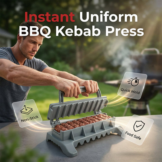 Gluschwein - 🔥 LIMITED-TIME 50% RABATT! ✨ Spießhelfer für Grill – Befüllwerkzeug, Gleichmäßige Spieße, Sauber 🏕️