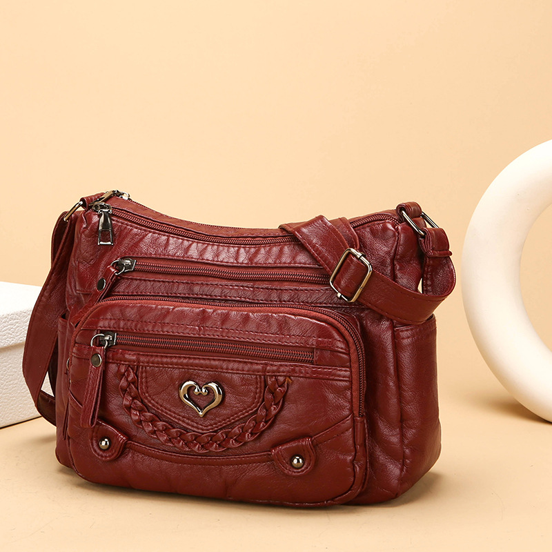 👜🔥 50% RABATT ✨ Damen Crossbody-Tasche aus weichem PU-Leder – leicht, praktisch & vielseitig für Alltag & Reisen 💼💫