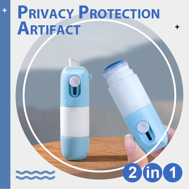 🎁Gönn dir was, beschenke andere 🔪 ✨ Thermopapier-Korrekturflüssigkeit mit Auspackmesser – 2-in-1 ✨