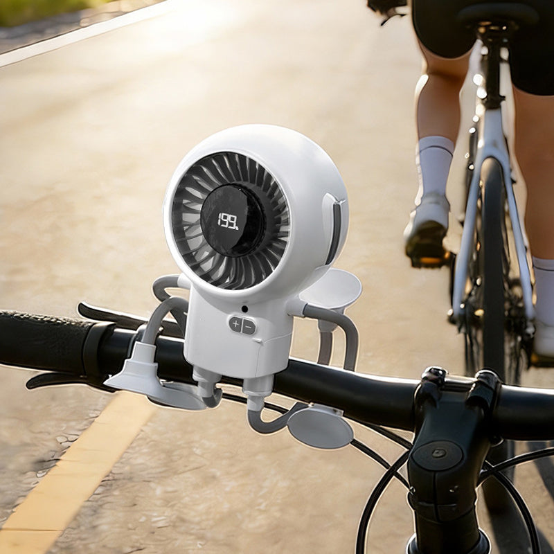 🤖 50% RABATT! 🔥 Multifunktionaler Roboter-Ventilator mit Saugnäpfen – Leise, flexibel & perfekt für Küche, Couchtisch oder Reisen – für stabile Kühlung überall 💨