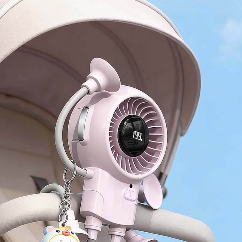 🤖 50% RABATT! 🔥 Multifunktionaler Roboter-Ventilator mit Saugnäpfen – Leise, flexibel & perfekt für Küche, Couchtisch oder Reisen – für stabile Kühlung überall 💨