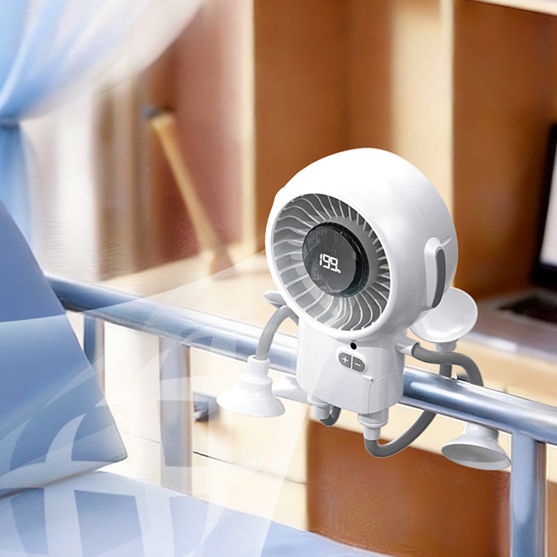🤖 50% RABATT! 🔥 Multifunktionaler Roboter-Ventilator mit Saugnäpfen – Leise, flexibel & perfekt für Küche, Couchtisch oder Reisen – für stabile Kühlung überall 💨
