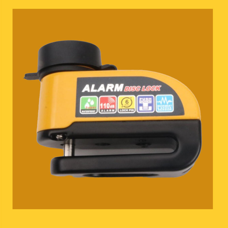 🔐 50% RABATT! 🏍️ 110 dB Alarm-Scheibenbremsschloss – Schwere Ausführung & wasserdicht – Bewegungssensor, Diebstahlschutz & inklusive Reservebatterien – Perfekt für Motorrad, Roller & E-Scooter 🔒