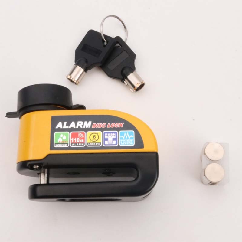 🔐 50% RABATT! 🏍️ 110 dB Alarm-Scheibenbremsschloss – Schwere Ausführung & wasserdicht – Bewegungssensor, Diebstahlschutz & inklusive Reservebatterien – Perfekt für Motorrad, Roller & E-Scooter 🔒