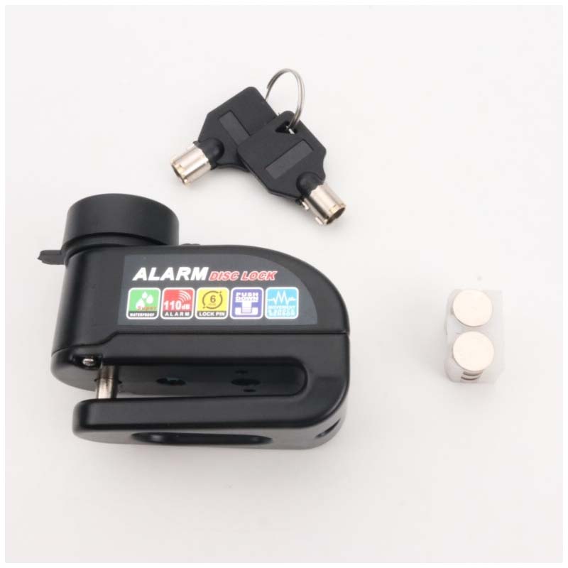 🔐 50% RABATT! 🏍️ 110 dB Alarm-Scheibenbremsschloss – Schwere Ausführung & wasserdicht – Bewegungssensor, Diebstahlschutz & inklusive Reservebatterien – Perfekt für Motorrad, Roller & E-Scooter 🔒