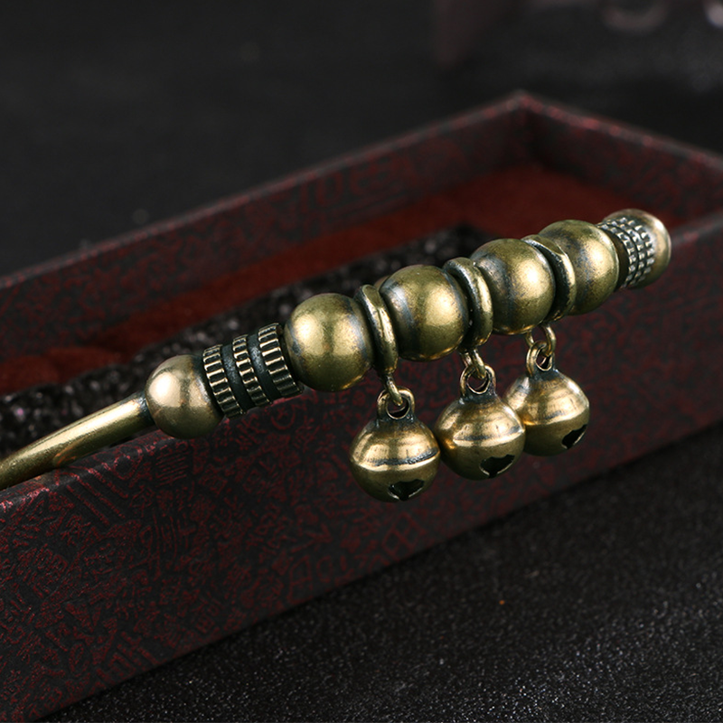 ✨ LIMITED-TIME 50% RABATT! ✨ Glocken-Armreif – Verstellbar, Vintage Messing, Leicht, Melodisch 💫